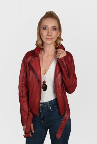 Marilyn Woman Biker Leather jacket