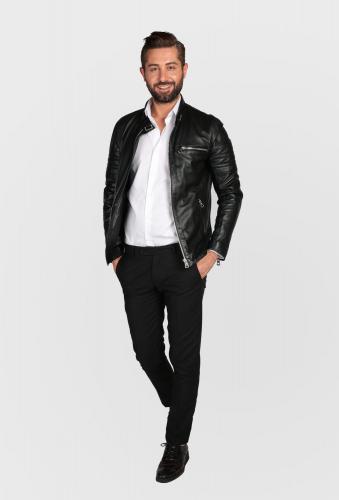 Monaco Man Leather Jacket