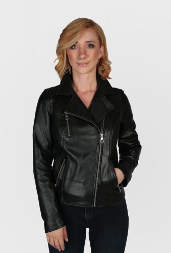 Roberta Woman Biker Leather Jacket