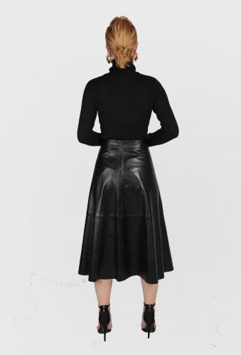 Stella Woman Leather Skirt